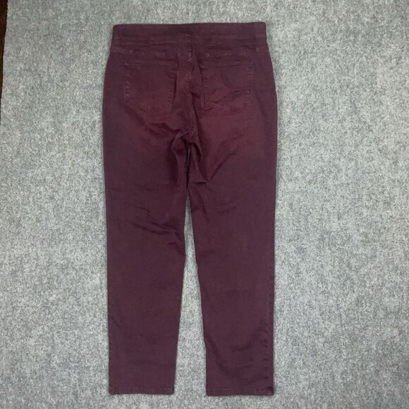 Soft Surroundings Jeans Womens Size L Purple Denim Pull On - Picture 2 of 10